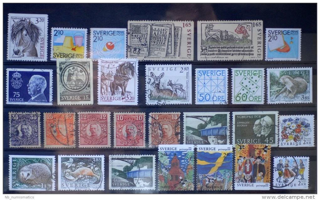 Sweden- Lot Stamps (ST189) - Collections