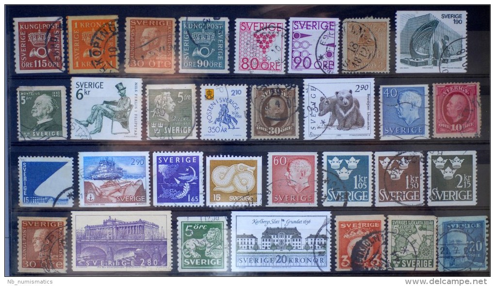 Sweden- Lot Stamps (ST190) - Collections