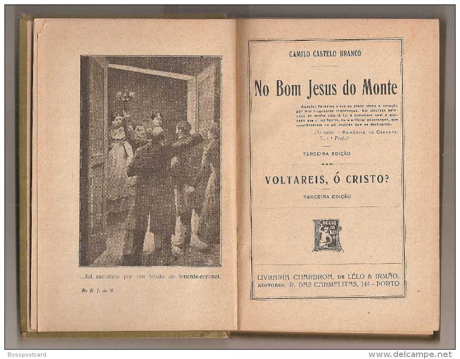 Braga - Bom Jesus Do Monte - Camilo Castelo Branco - Voltareis, ó Cristo? - Old Books