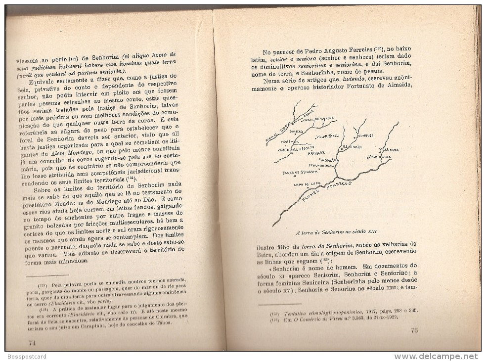 Nelas - Canas de Senhorim - Subsídios para a História da Beira - José Pinto Loureiro - Viseu