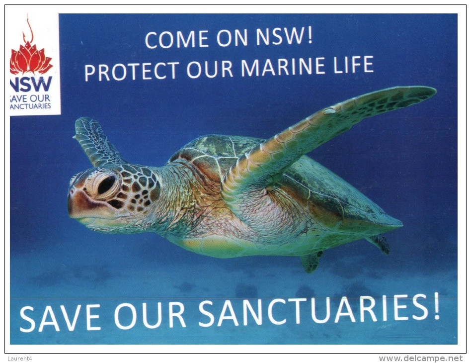 (560) Australia - NSW - Marine Life Protection - Turtle (add Card) - Tortues