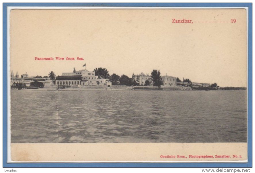 AFRIQUE -  ZANZIBAR -- Panoramic View From Sea - Non Carte Au Dos - Non Classés