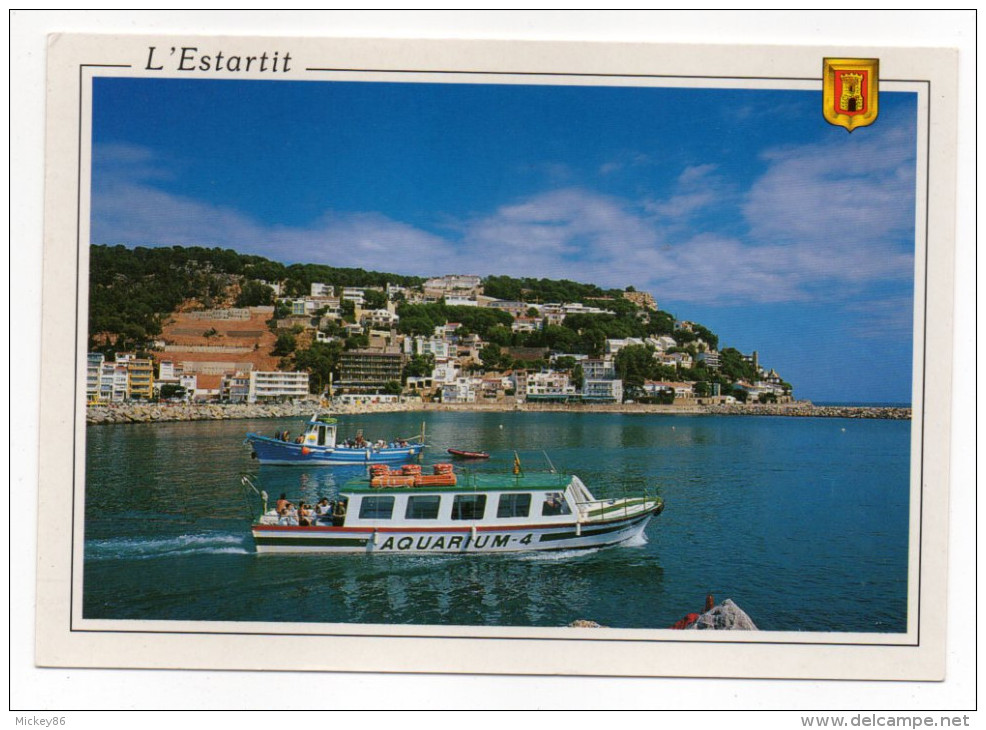 Espagne--L´ESTARTIT--Vue Partielle (bateau Aquarium 4)  Cpm N°80  éd Fisa-Escudo De Oro - Gerona