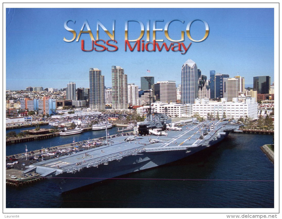 (900) Aircraft Carrier USS Midway - Porte Avions - - Warships