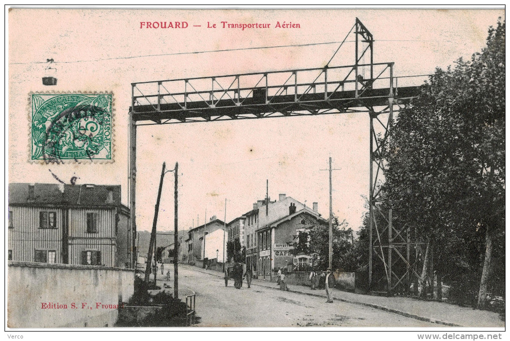 Carte Postale Ancienne De FROUARD - LE TRANSPORTEUR AERIEN - Frouard