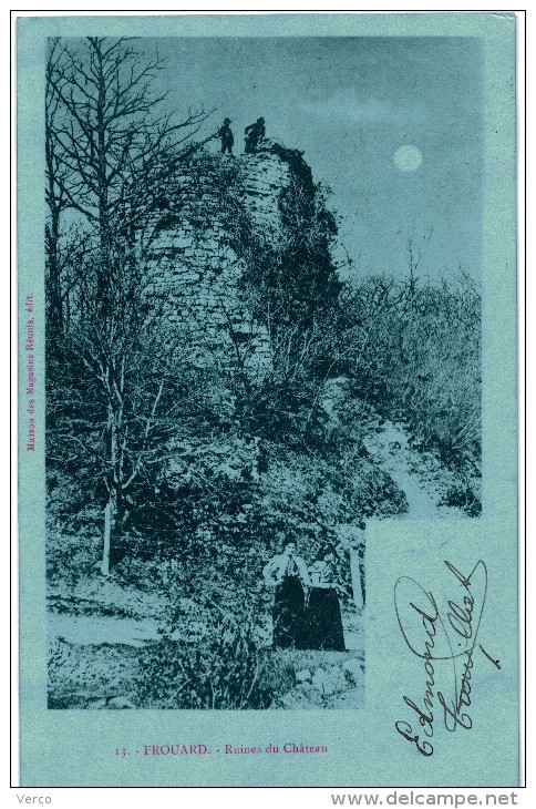 Carte Postale Ancienne De FROUARD - RUINE DU CHATEAU - Frouard