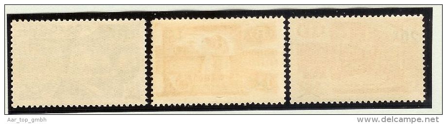 Belgien Postpaket Mi#38-40** Postfrisch - Reisgoedzegels [BA]