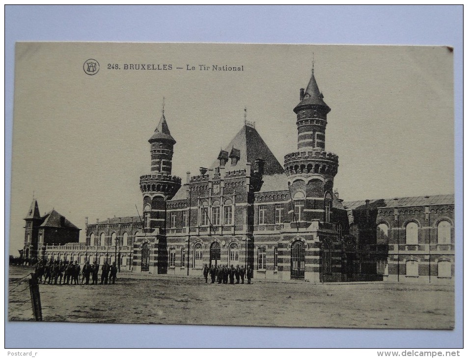 Belgium Bruxelles -Le Tir National  And  Soldiers A1 - Bauwerke, Gebäude