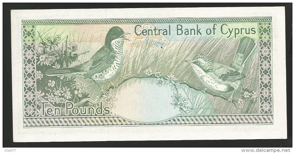 Ten Pounds 1.10.1988 GEM UNC! (perfect Note!). - Zypern