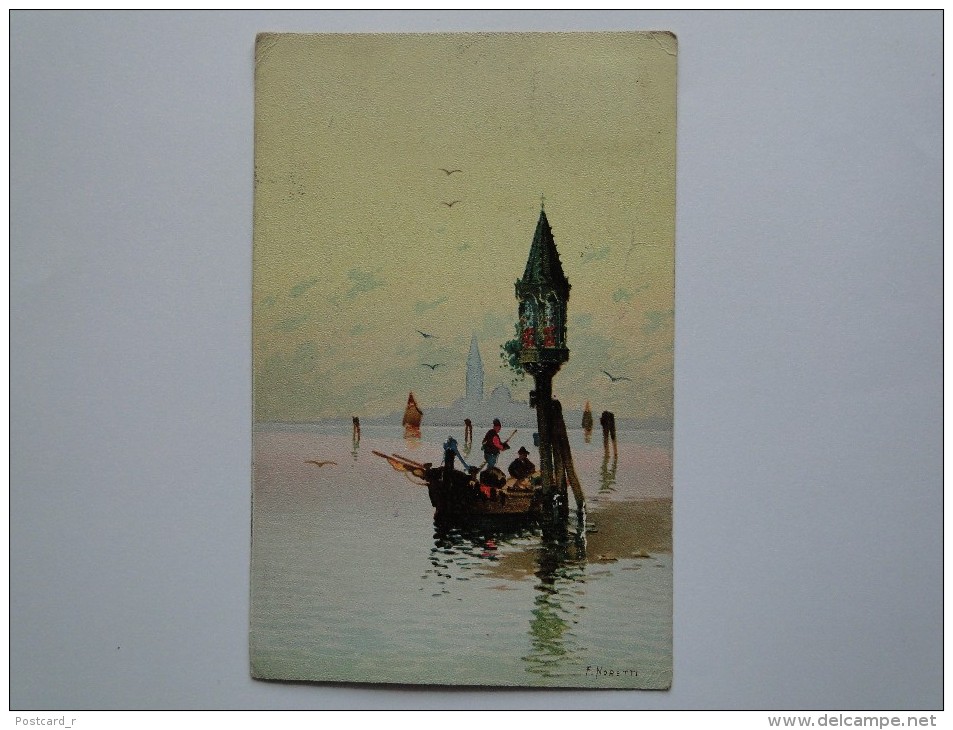 Venezia Gondola In The Sea 1912  A2 - Vicenza