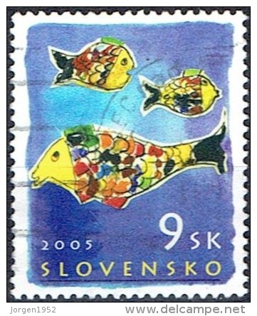 SLOVAKIA  # STAMPS FROM YEAR 2005  STANLEY GIBBONS   470 - Gebruikt