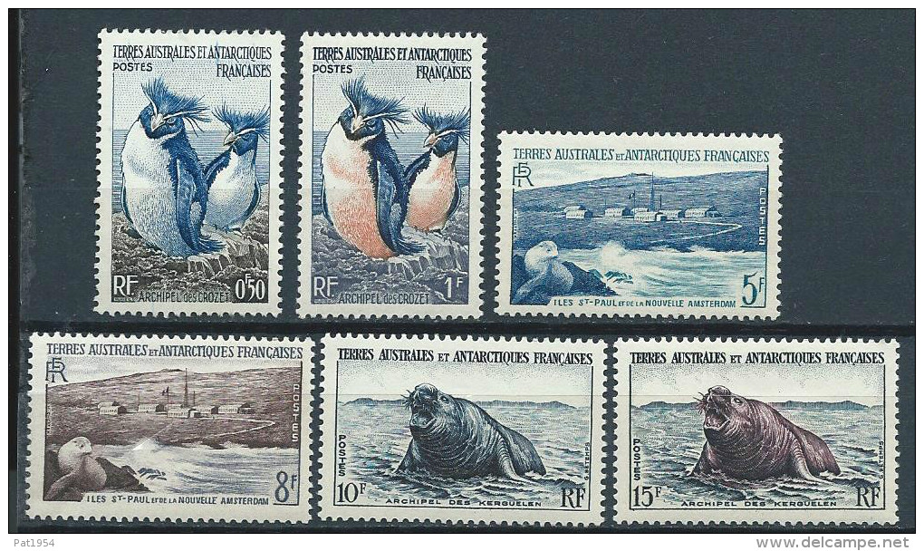 TAAF Neuf  N° 2/7 De 1956 Animaux, Phoques, Pingouins, Otaries... - Nuovi