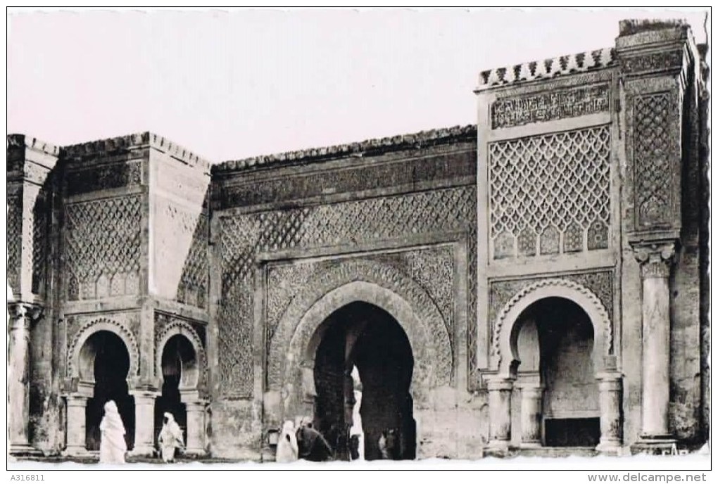 Cpsm MEKNES  Porte Bab Mansour - Meknès