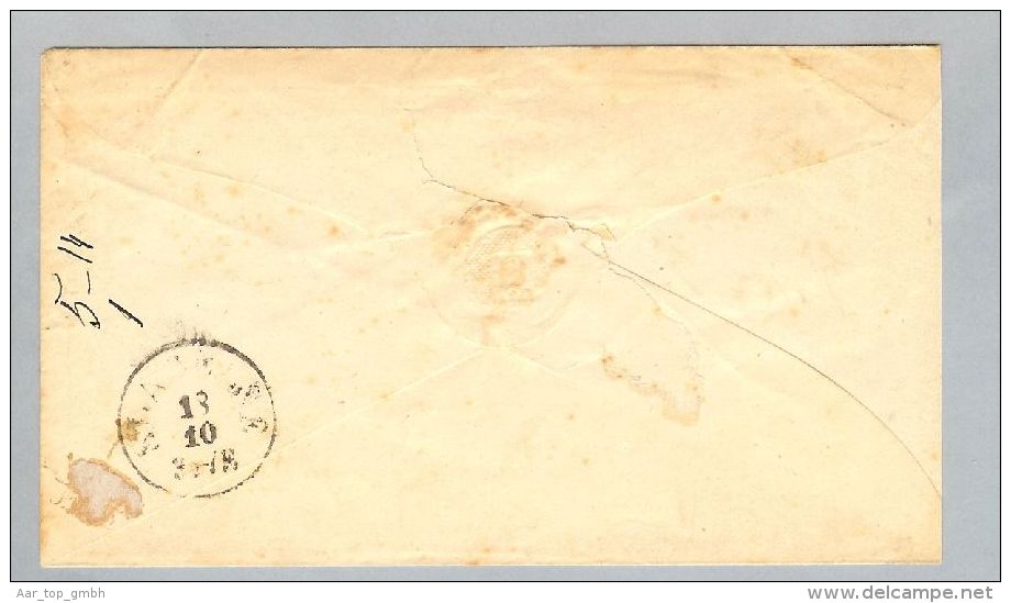 Dänemark 1866-10-18 GS Nr.O 92 Skjels. - Entiers Postaux