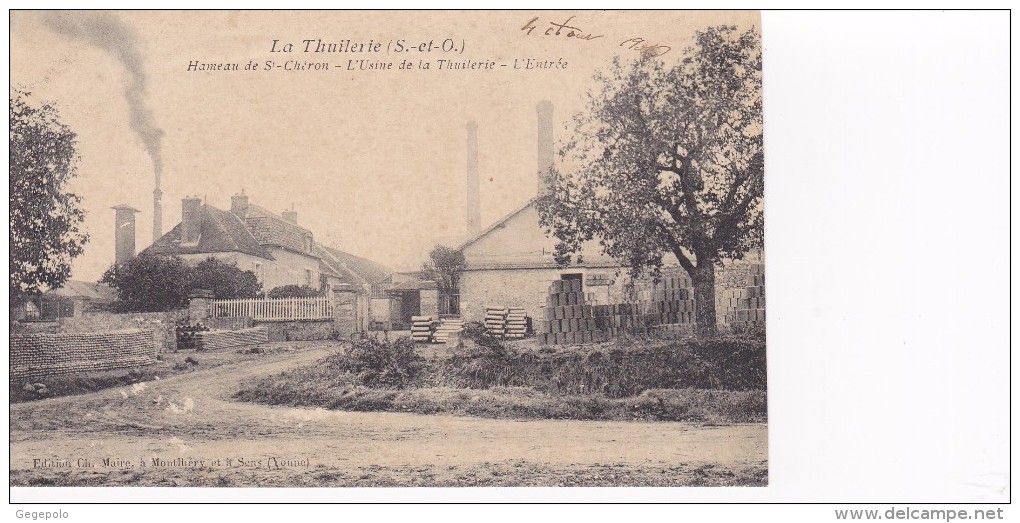 SAINT- CHERON - La Thuilerie  ( 2 Cpa ) - Saint Cheron