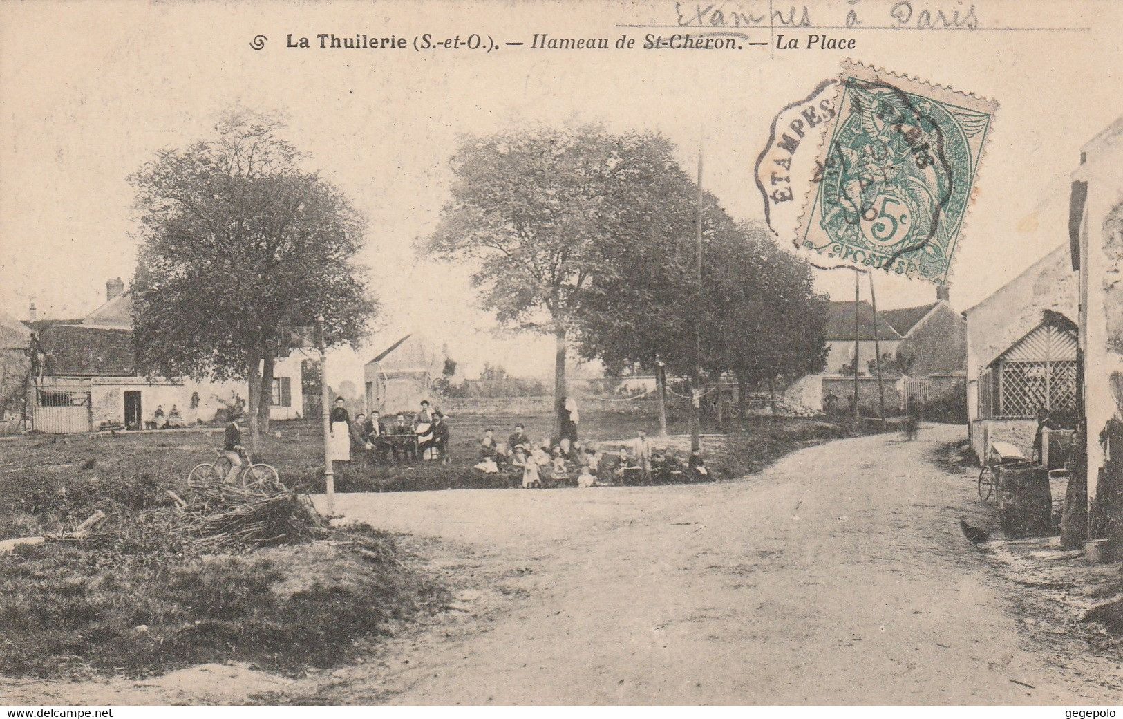 SAINT- CHERON - La Thuilerie  ( 2 Cpa ) - Saint Cheron