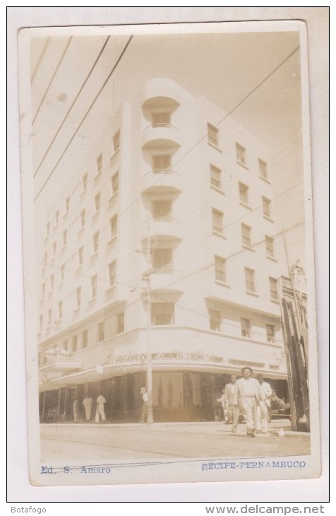 CPA PHOTO RECIFE EDIFICIO SANTO AMARO - Recife