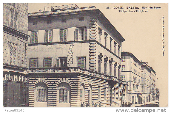 20. BASTIA. N 358.  HOTEL DES POSTES TELEGRAPHES. CPAA AN 1911 - Bastia