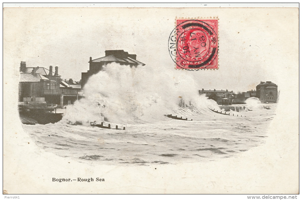 ROYAUME UNI - ENGLAND - BOGNOR - Rough Sea - Bognor Regis