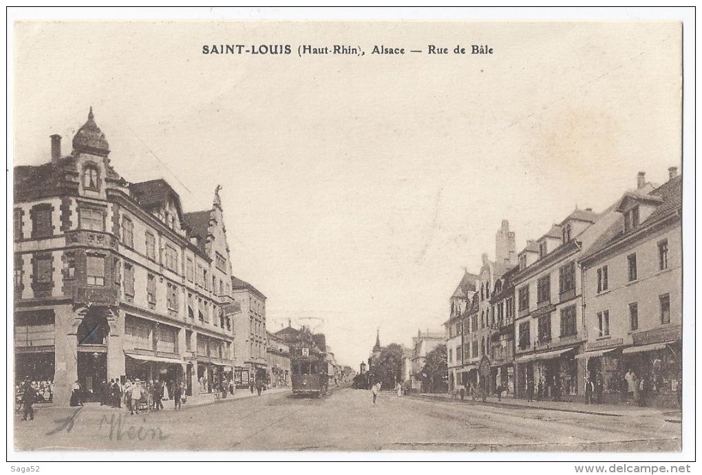 68 -- Saint Louis  ---   Rue De Bâle -- Tramway --- - Saint Louis