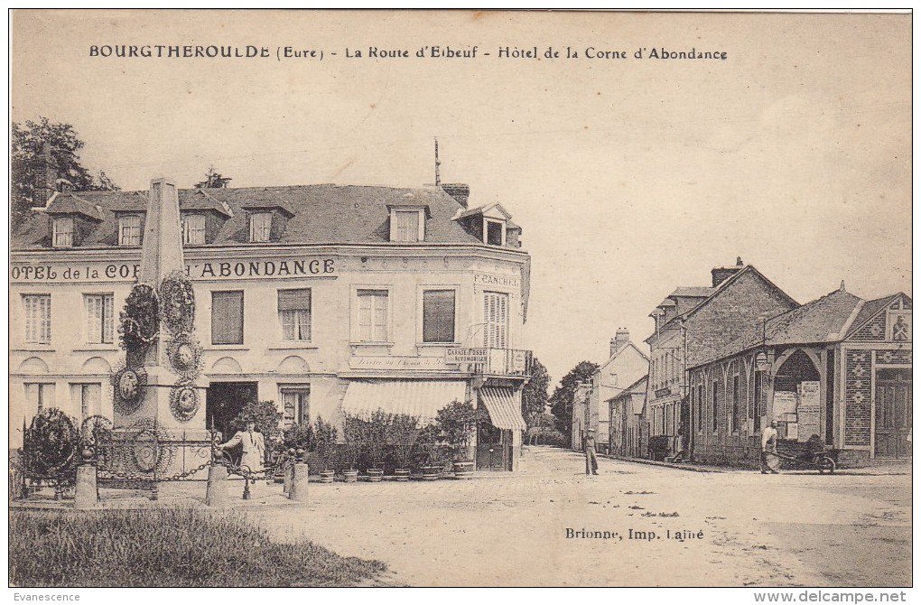 27 BOURGTHEROULDE   HOTEL CORNE D ABONDANCE    /////    REF JUIN 15 /  N° 7745 - Bourgtheroulde