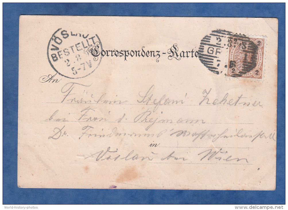 CPA De 1898 - Gruss Aus AUTHAL - Restauration Simonitsch - Hofbauer - Bahnstation Bahn Train - RARE - Other & Unclassified