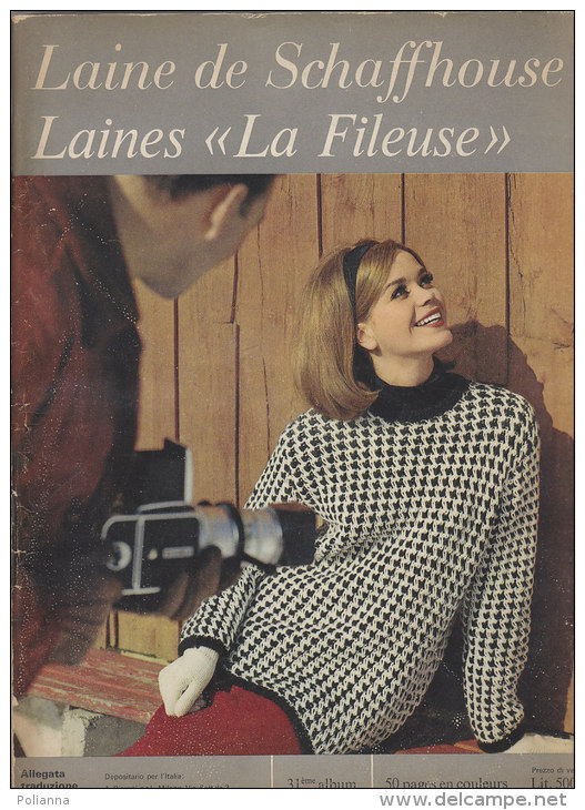 RA#50#01 LAINE DE SCHAFFHOUSE - LAINES "LA FILEUSE" 31ème Album Anni '60/MODA/MAGLIA/LAVORI FEMMINILI - Moda