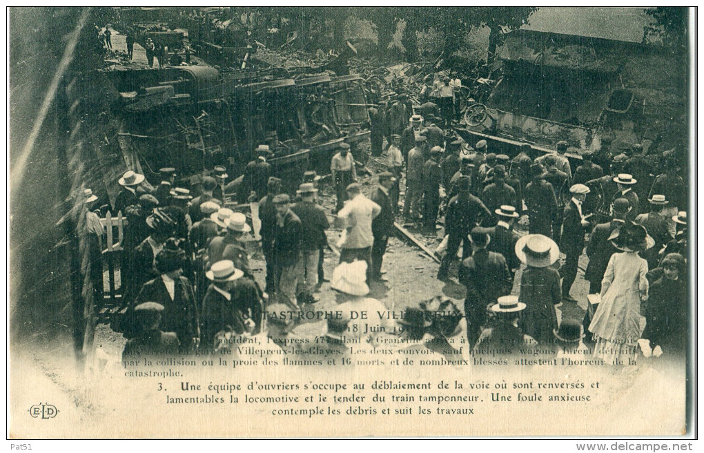 78 - Villepreux Les Clayes : Catastrophe Du 18 Juin 1910 - N° 3 - Villepreux