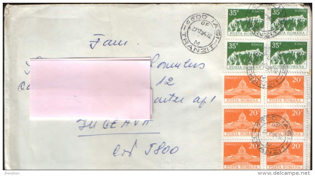 Romania - Letter Circulated In1984 - Franking " Rich " - Covers & Documents