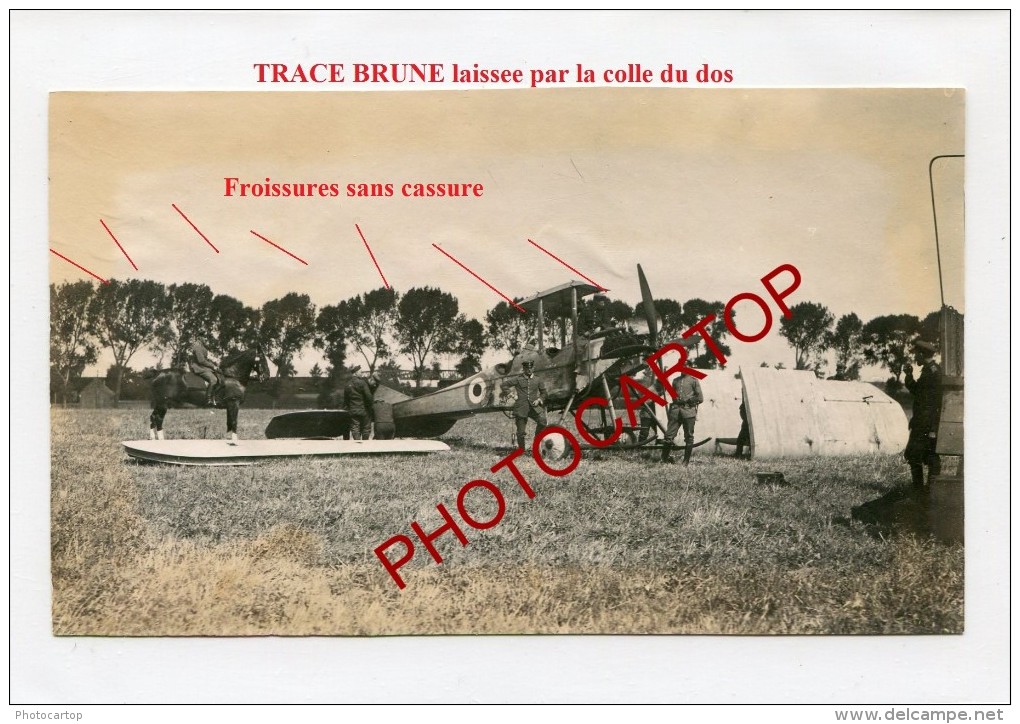 VITRY EN ARTOIS-Avion Francais-1-10-15-Aviation-FLIEGEREI-Aircraft-2x Photos Allemandes-Guerre 14-18-1 WK-MILITARIA-Fran - Vitry En Artois