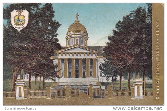 State Capitol Montpelier Vermont 1909 - Montpelier