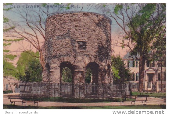 Old Tower Newport Rhode Island 1908 - Newport