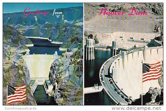 Greetings From Hoover Dam Santa Ana California - Santa Ana