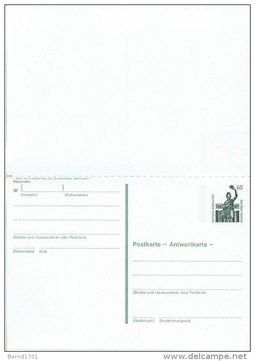 Germany  - Postkarte Ungebraucht / Postcard Mint (414) - Cartes Postales - Neuves