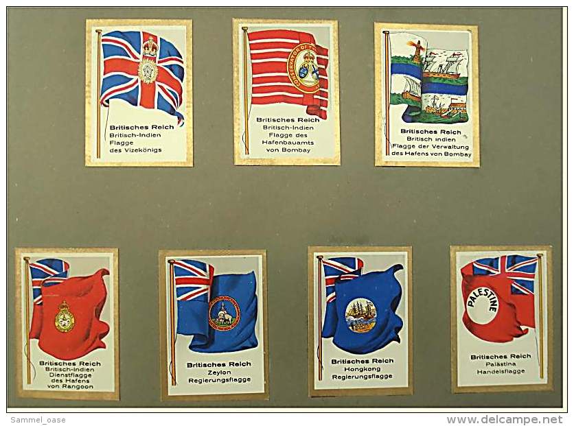 2 vollständige Sammelbilderalben , Flaggen Europas + Flaggen der Welt