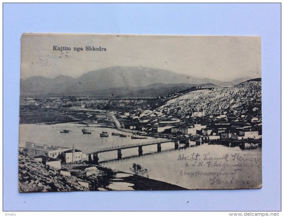 AK    ALBANIA  SHKODRA  MARUBBI  1917.  FELDPOST - Albania
