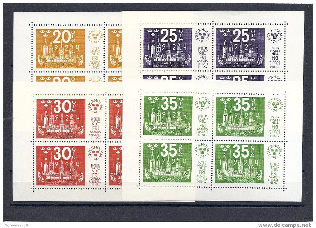 140020605  SUECIA  YVERT   HB  Nº  2/5  **/MNH - Blocks & Sheetlets