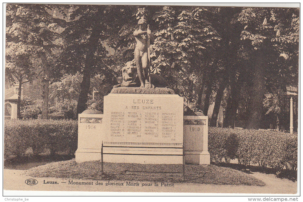 LEUZE, Monument Des Glorieux Morts Pour La Patrie (pk19495) - Leuze-en-Hainaut