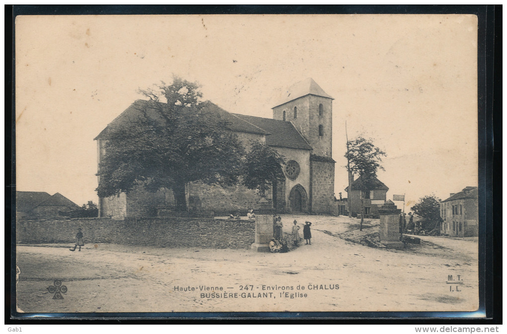 87 --  Environs De Chalus -- Bussiere - Galant , L'Eglise - Chalus