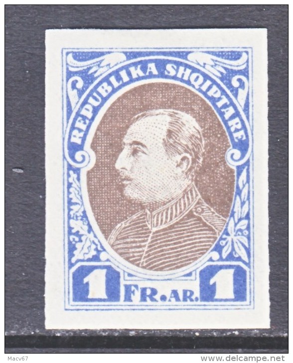 ALBANIA  193 B   IMPERF.    *  VARIETY  NOT  REGULAR  ISSUE - Albania