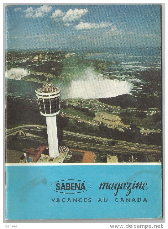 Sabena Magazine 1965 N° 52 Vacances Au Canada Aviation Photos Roi Baudouin Fabiola Spaak Festival Chopin - Aviation