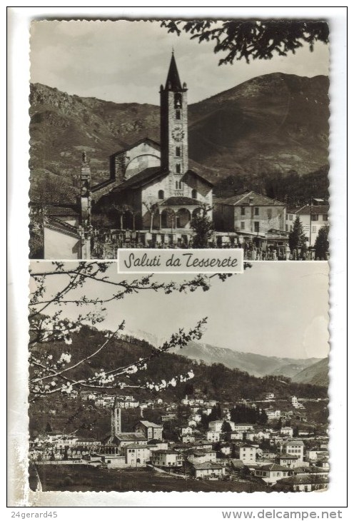 CPSM CAPRIASCA (Suisse-Tessin) - TESSERETE : 2 Vues - Capriasca