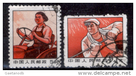 Cina-F-130 - 1970 - Y&T: N. 1798/1799 (o) - Privi Di Difetti Occulti - - Usati