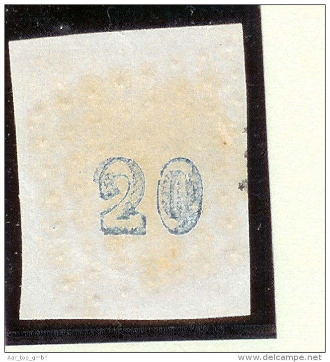 Griechenland 1862 Mi#20 Dopeldruck Kontrollzeichen - Errors, Freaks & Oddities (EFO)