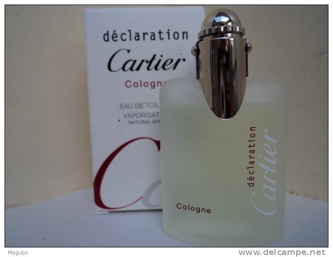 CARTIER " DECLARATION COLOGNE" MINI VAPO GIVRE 12,5 ML EDT  LIRE §§ - Miniatures Hommes (avec Boite)