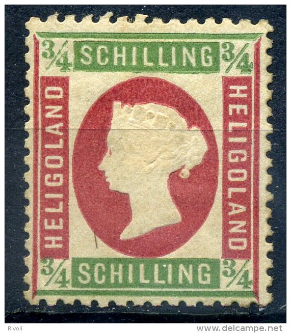 HELIGOLAND : (EX-colonie Britannique) Yvert Et Tellier N° 7 NEUF AVEC CHARNIERE  COTE 45E - Heligoland (1867-1890)