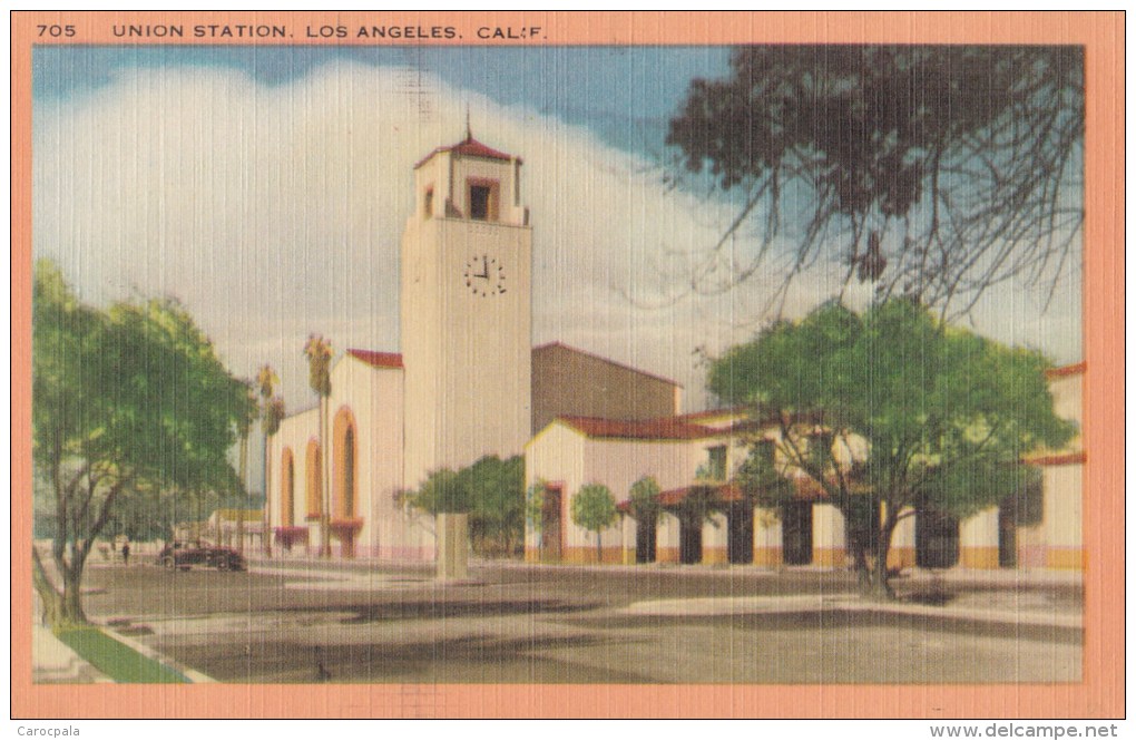 Carte Vers 1920 UNION STATION , LOS ANGELES - Los Angeles