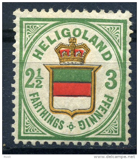 HELIGOLAND : (EX-colonie Britannique) Yvert Et Tellier N° 16 NEUF AVEC CHARNIERE  COTE 250E - Heligoland (1867-1890)