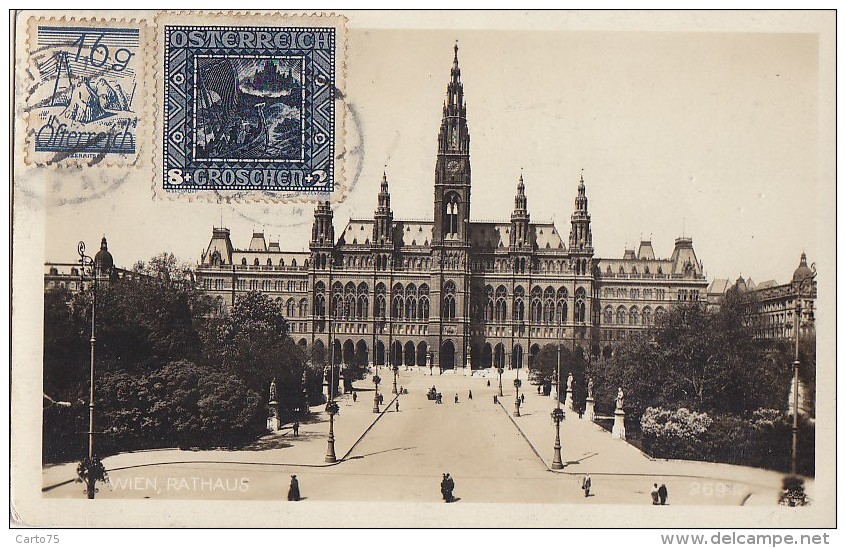 Autriche - Wien - Rathaus - Postmarked 1929 - Other & Unclassified