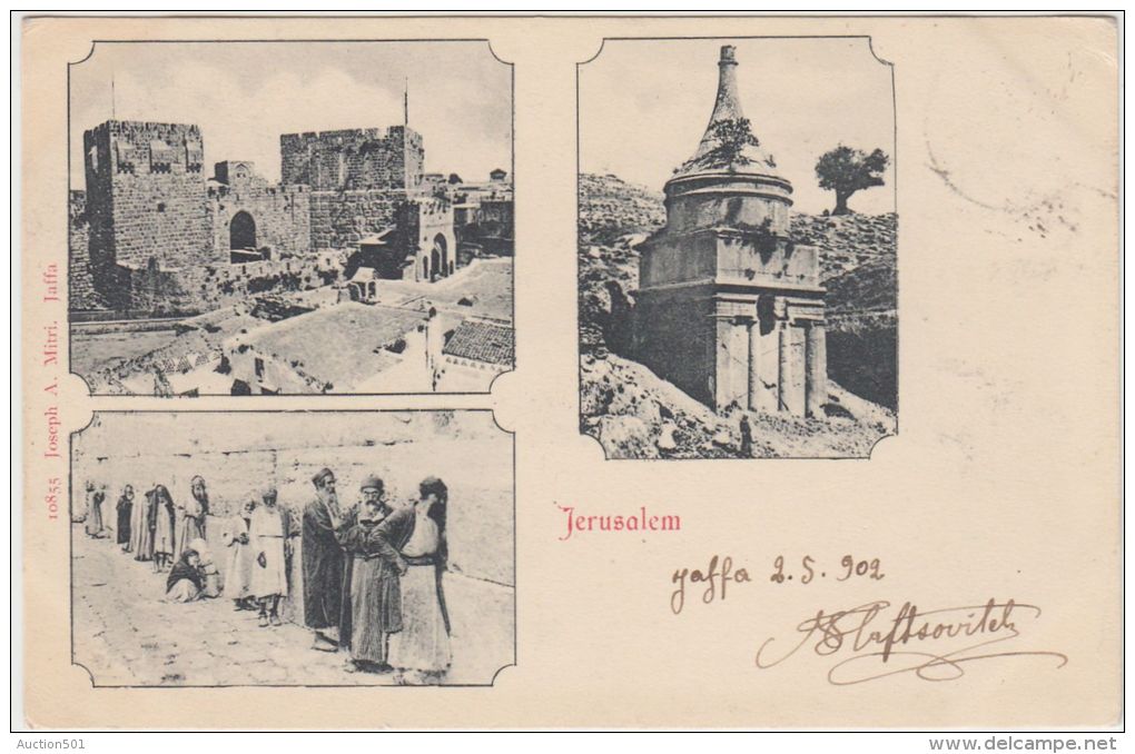 25268g JERUSALEM - Panorama - 1902 - Joseph A. Mitri Editeur - Israele